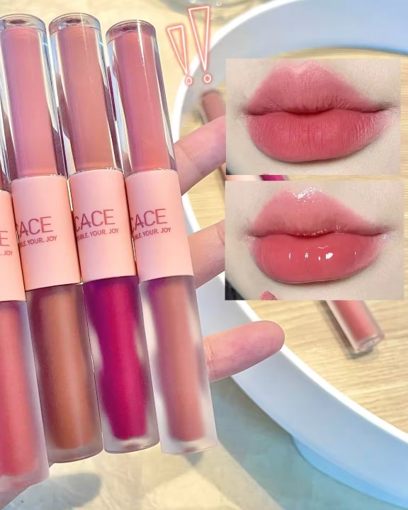 double-sided gloss lip balm