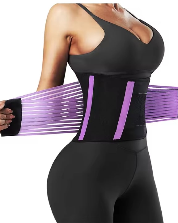 Breathable corset for women,belly sweat belt hoc back