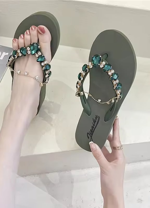 Rhinestone Sandals For Women