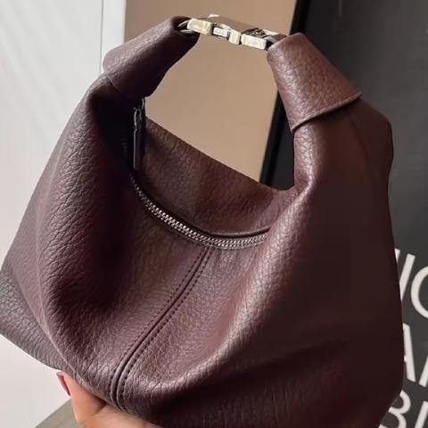 Half-moon handbag