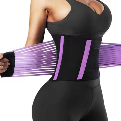 Breathable corset for women,belly sweat belt hoc back