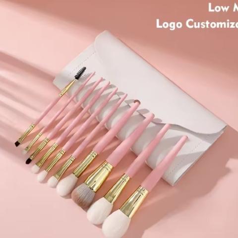  make-up brush set with cosmetics case